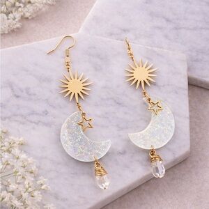 Celestial Moon Earrings